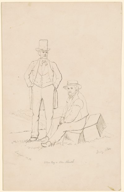 Mr. Way en Mr. Booth door James Wells Champney