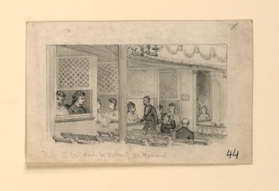 Theaterinterieur door James Wells Champney