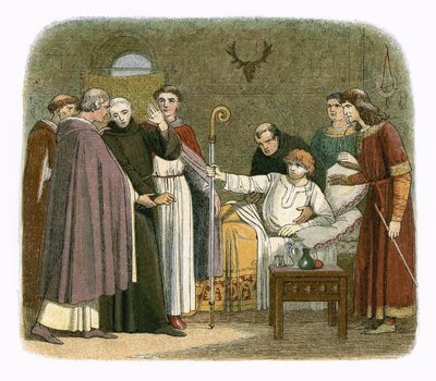 Anselmus benoemd tot aartsbisschop van Canterbury door Willem II door James William Edmund Doyle