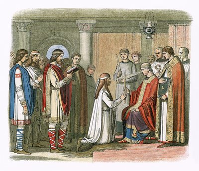 Doop van koning Guthorm door James William Edmund Doyle