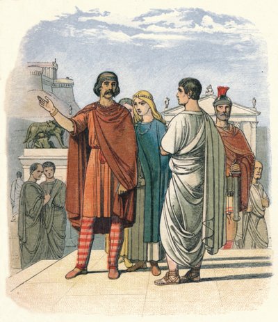 Caractacus in Rome. A.D. 52, 1864 door James William Edmund Doyle