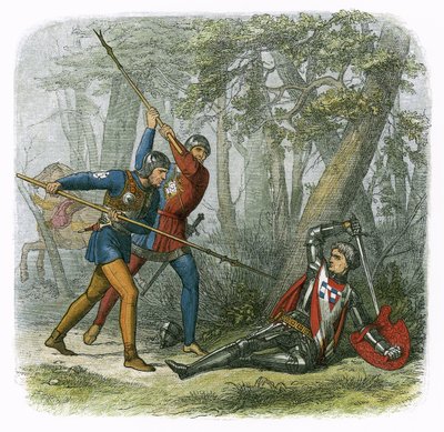 De dood van de koningmaker door James William Edmund Doyle