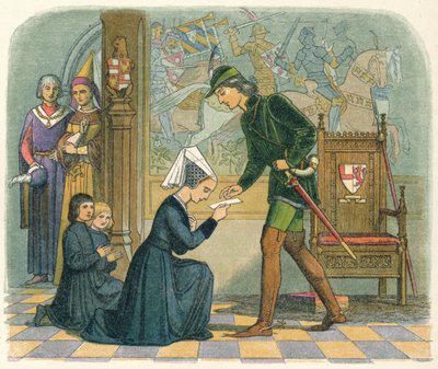 Edward IV en Lady Elizabeth Grey, 1464, 1864 door James William Edmund Doyle