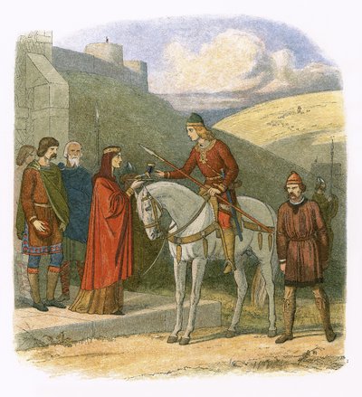 Edward vermoord in Corfe door James William Edmund Doyle