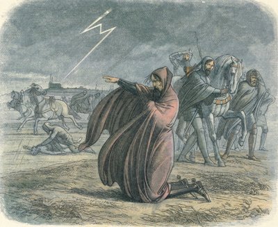 Edward zweert dat hij vrede zal sluiten, 1360 1864 door James William Edmund Doyle