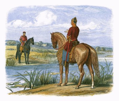 Hendrik en Stefanus overleggen aan de Theems door James William Edmund Doyle