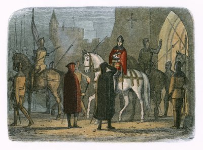 Koning Hendrik V trekt ten strijde tegen de Lollards door James William Edmund Doyle