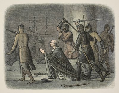 Moord op Thomas Becket, Canterbury Cathedral, 29 december 1170, uit 