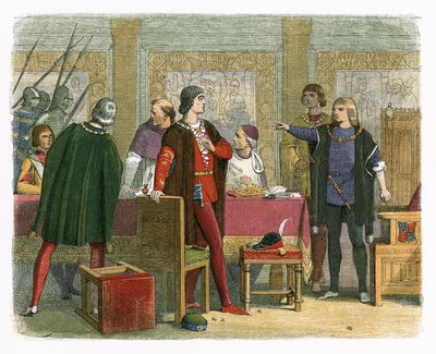 Richard beveelt de arrestatie van Hastings door James William Edmund Doyle