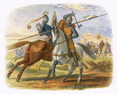 Sir Robert Bruce doodt Sir Henry Bohun door James William Edmund Doyle