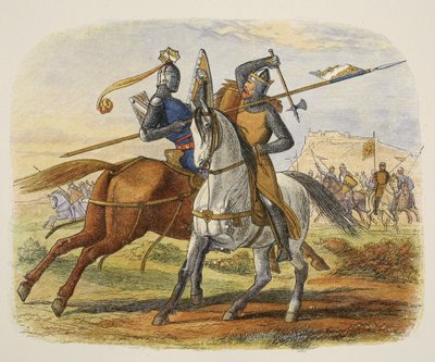 Sir Robert Bruce doodt Sir Henry Bohun, uit 
