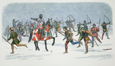 Strategem van Lord Fauconberg bij de Slag om Towton, Yorkshire, 1461 1864 door James William Edmund Doyle