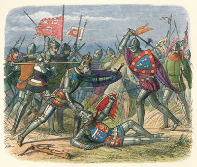 De koning aangevallen door de hertog van Alençon door James William Edmund Doyle
