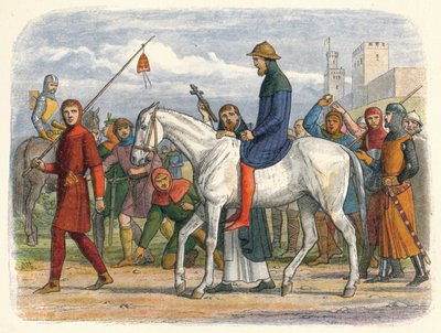 Thomas, Graaf van Lancaster, geleid naar executie, 1322 1864 door James William Edmund Doyle