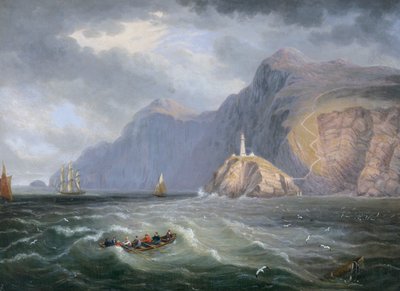 South Stack Rock Holyhead door James Wilson Carmichael