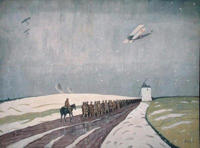 Canadezen in de sneeuw door James Wilson Morrice