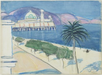 Casino aan zee, c.1921 door James Wilson Morrice