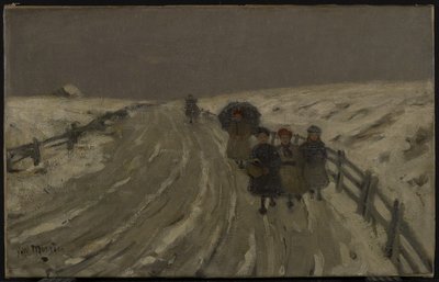 Terug van school, ca. 1901 door James Wilson Morrice