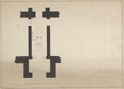 Cobham Hall, Kent: Ongeïdentificeerd plan voor een doorgang door James Wyatt