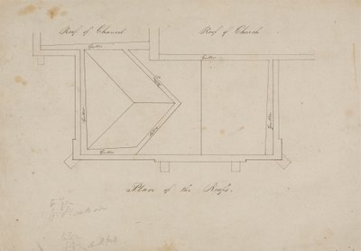 [Een van] Vijf ontwerpen voor een kerk door James Wyatt