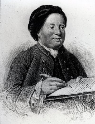 Samuel Richardson (1689-1761) door James, the Elder Hopwood