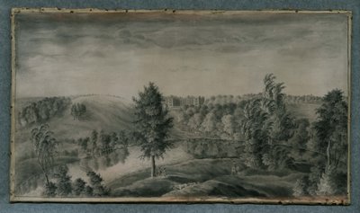 Uitzicht op Temple Newsam House, vanuit het oosten door James the Younger Lambert
