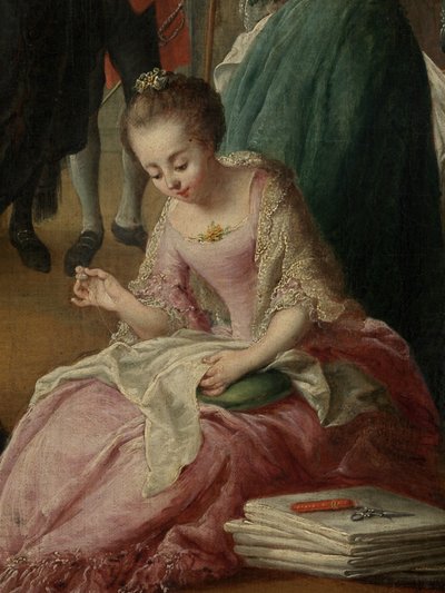 Detail (Middagthee) door Jan Anton Garemyn