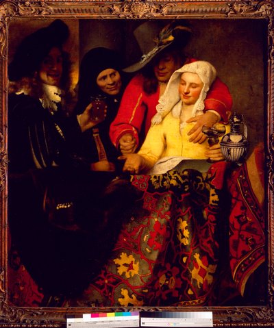 De Koppelaarster door Johannes Vermeer