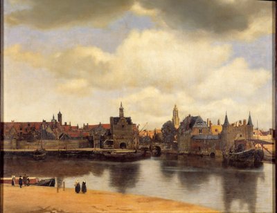Zicht op de stad Delft door Jan (1632 75) Vermeer