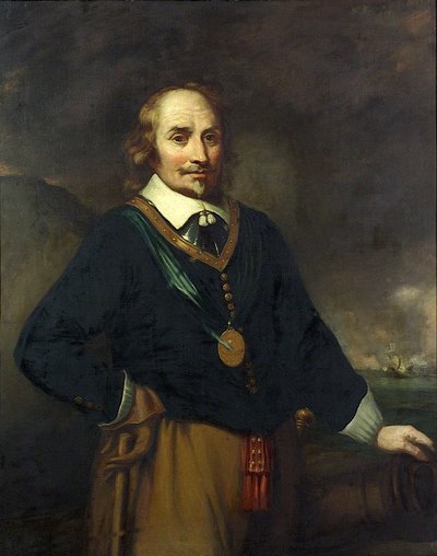 Maarten Harpertszoon Tromp (1597-1653), begin 19e eeuw door Jan (after) Lievensz