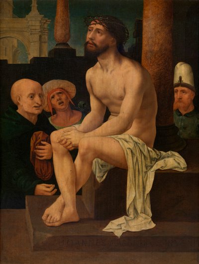 Christus zittend op de Koude Steen door Jan (c.1472 c.1533) Gossaert