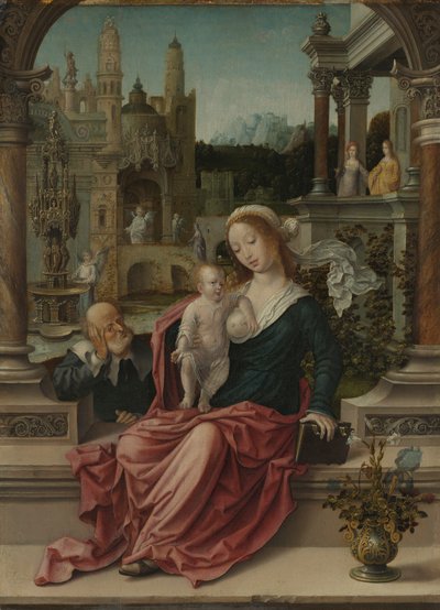 De Heilige Familie door Jan (c.1472 c.1533) Gossaert