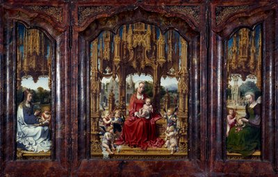 Drieluik Malvern door Jan (c.1472 c.1533) Gossaert