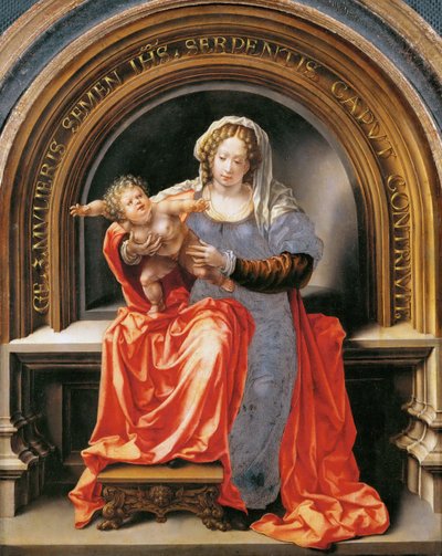 Maagd en kind door Jan (c.1472 c.1533) Gossaert