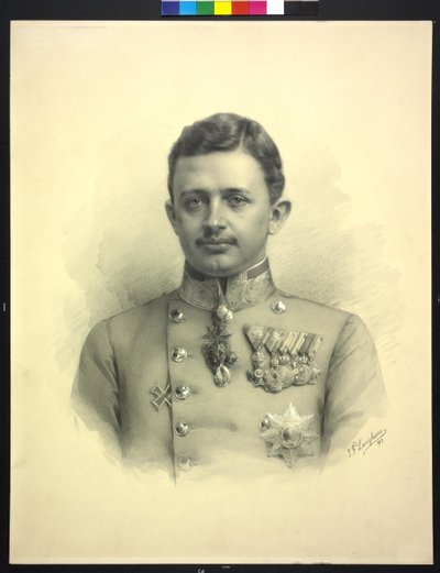 Keizer van Oostenrijk Karel I door Jan (studio of) Langhans