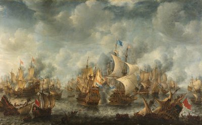 De Slag bij Terheide, 10 augustus 1653 door Jan Abrahamsz. Beerstraten