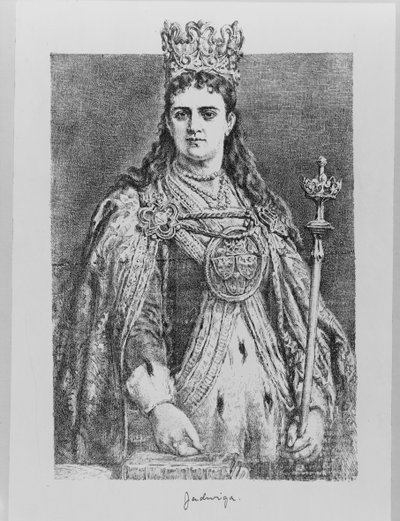 Koningin Jadwiga van Polen, 19e eeuw door Jan Alojzy Matejko