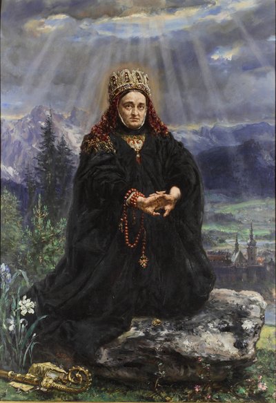 Heilige Kinga van Polen door Jan Alojzy Matejko