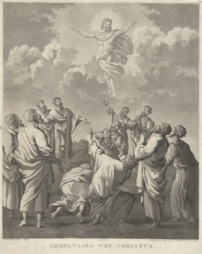 Hemelvaart van Christus door Jan Anthonie Langendijk Dzn