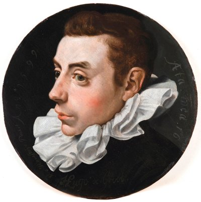 Portret van Hugo Grotius op zestienjarige leeftijd door Jan Anthonisz. van Ravesteyn