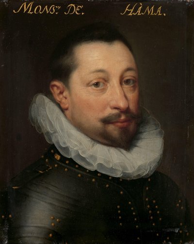 Portret van Charles de Levin, heer van Famars, Forimont en Lousart door Jan Antonisz van Ravesteyn (workshop of)