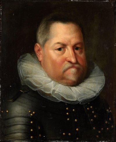 Portret van Graaf Jan van Nassau, bekend als Jan de Oude door Jan Antonisz van Ravesteyn (workshop of)