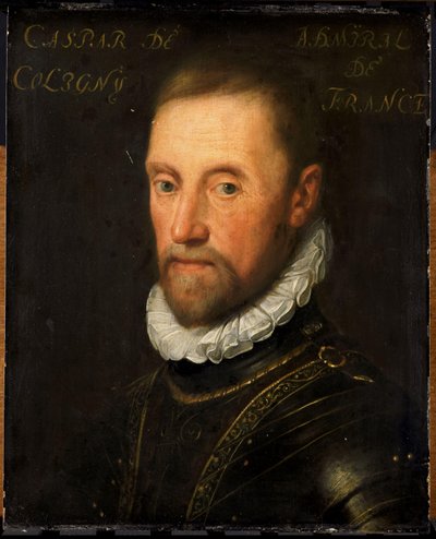Portret van Gaspard de Coligny door Jan Antonisz van Ravesteyn (workshop of)