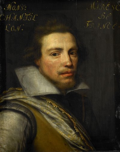 Portret van Gaspard de Coligny III, Graaf van Châtillon sur Loing door Jan Antonisz van Ravesteyn (workshop of)