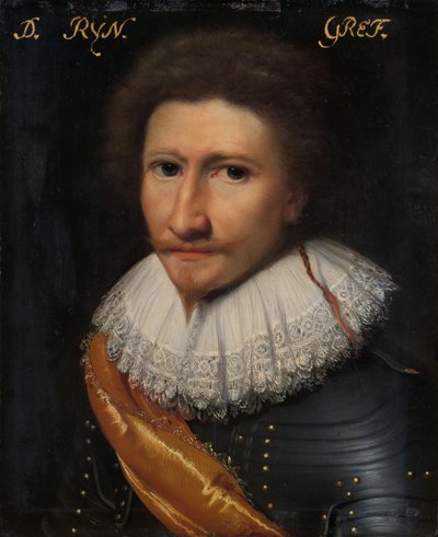 Portret van Johann Conrad von Salm, Waldgrave en Rijngrave van Dhaun door Jan Antonisz van Ravesteyn (workshop of)
