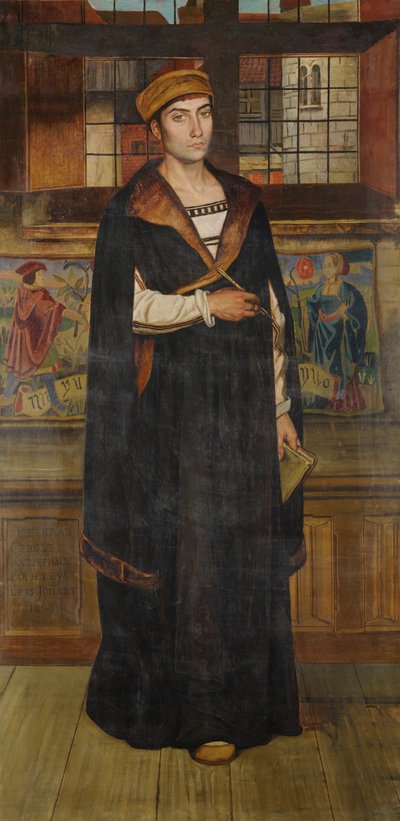 De schilder Quinten Massijs door Jan August Hendrik Baron Leys