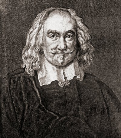 Thomas Hobbes van Malmesbury door Jan Baptist (after) Jaspers