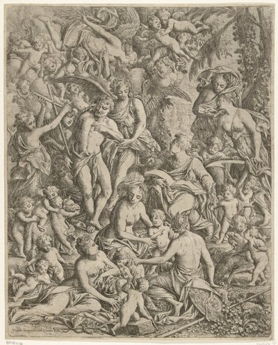 Johannes de Evangelist en Johannes de Doper door Jan Baptist Herregouts