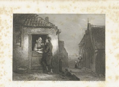 Volendams stel door Jan Baptist Tetar van Elven