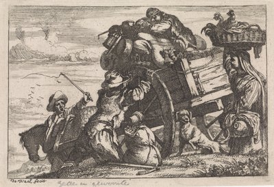 De kar door Jan Baptist de Wael